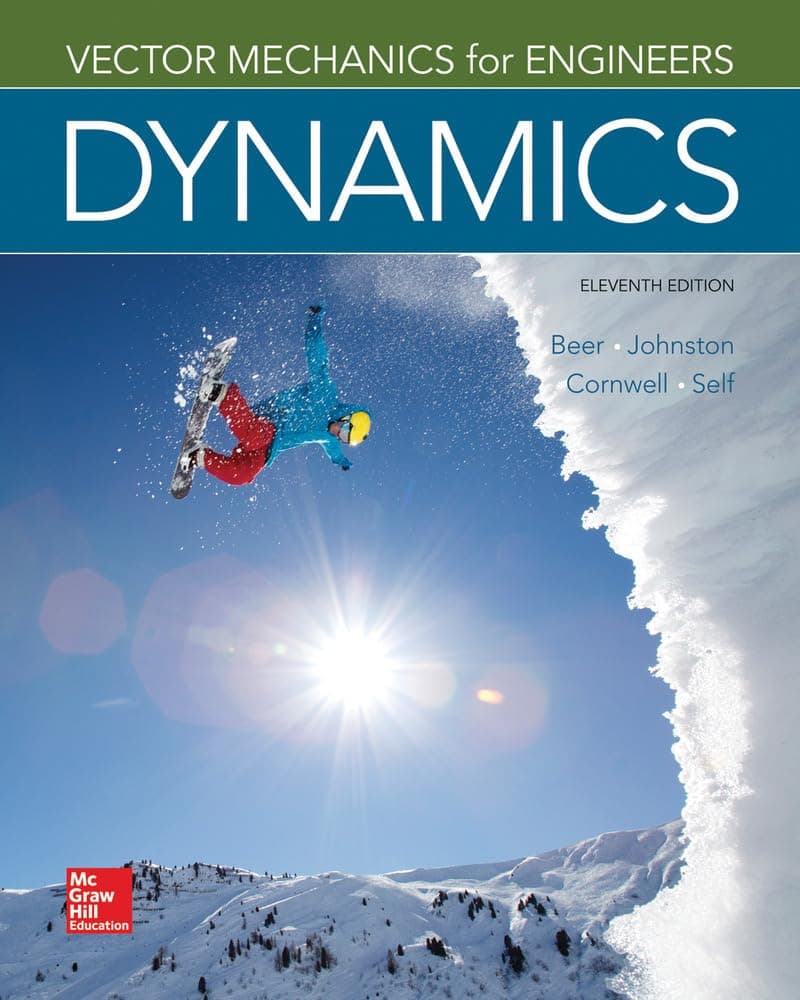 Vector Mechanics for Engineers: Dynamics 11 by Beer, Ferdinand textbook cover