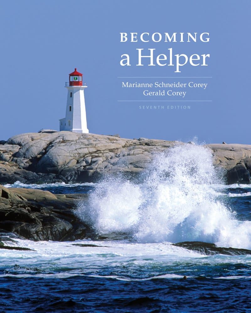 Becoming a Helper (MindTap Course List) 7 (Paperback) by Corey, Marianne textbook cover