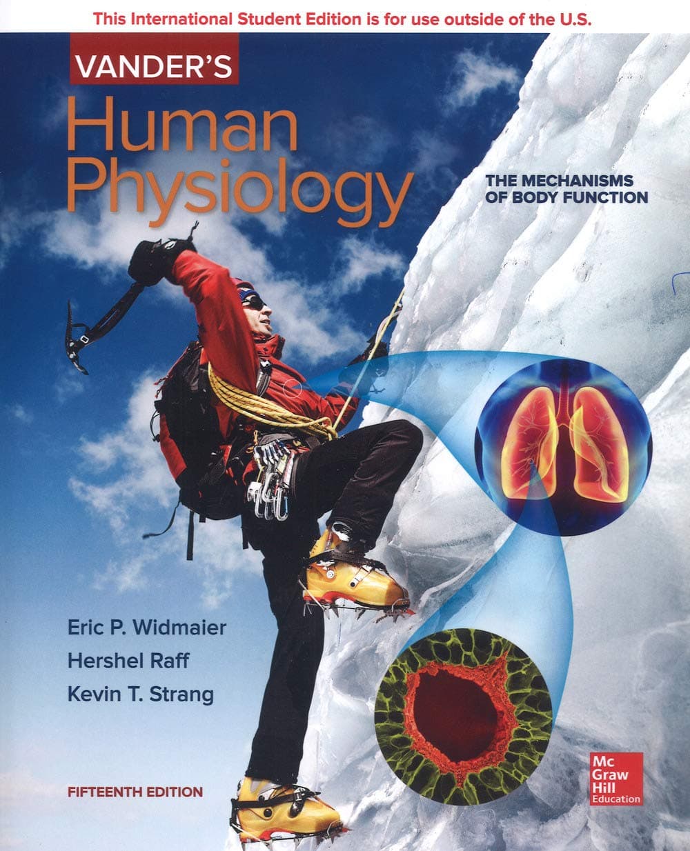 Vander's Human Physiology 15 by Widmaier, Eric textbook cover