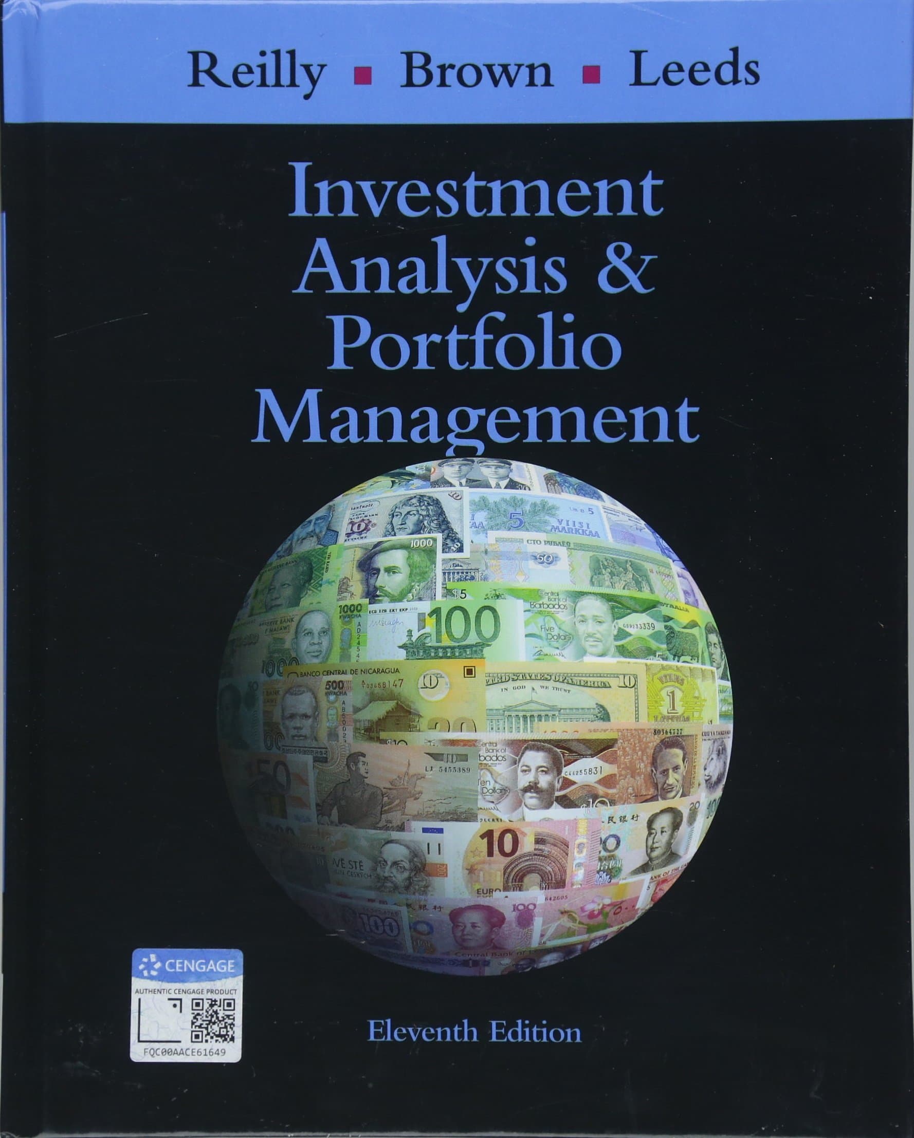 Investment Analysis and Portfolio Management (MindTap Course List) 11 by Reilly, Frank textbook cover