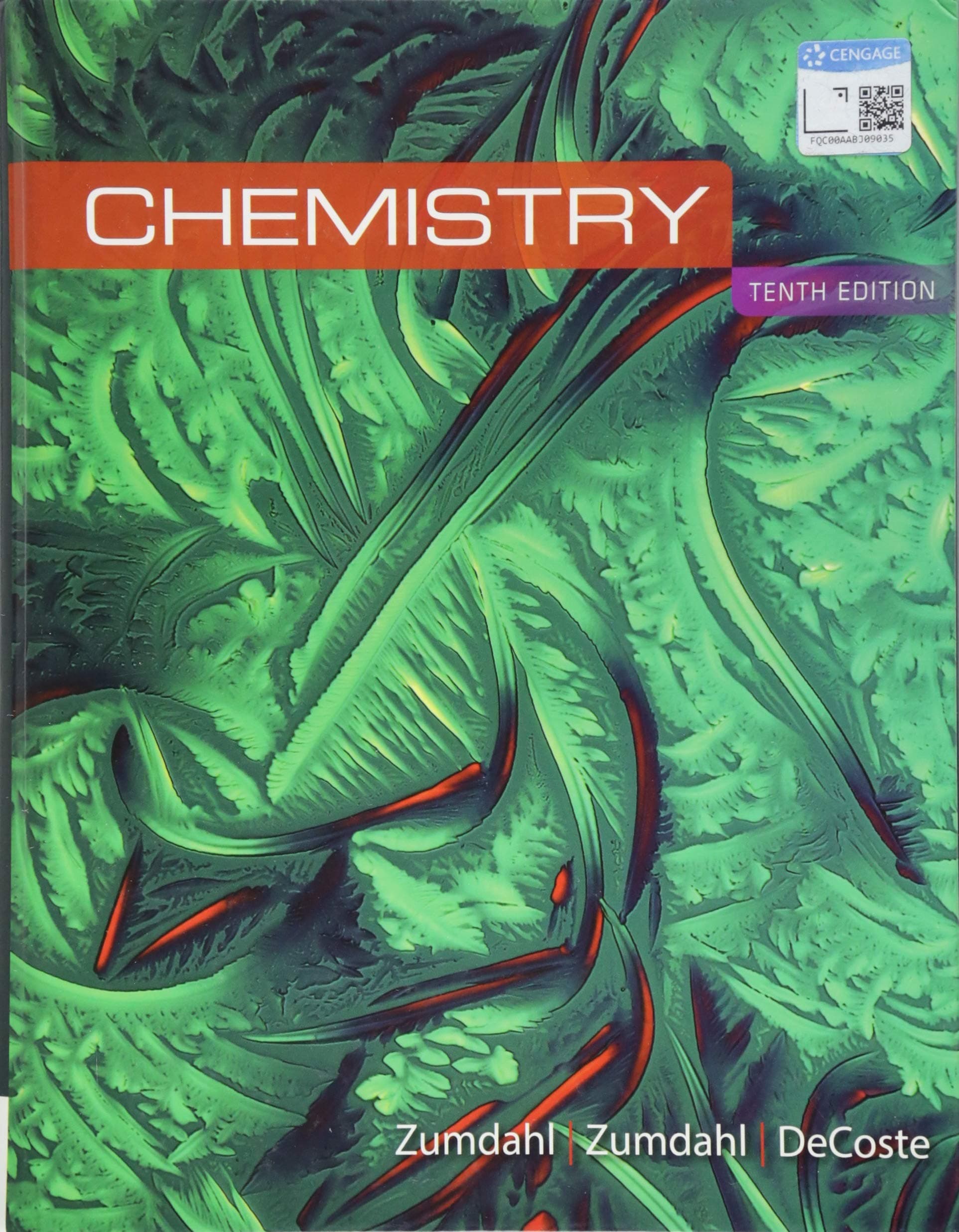 Chemistry 10 by Zumdahl, Steven textbook cover