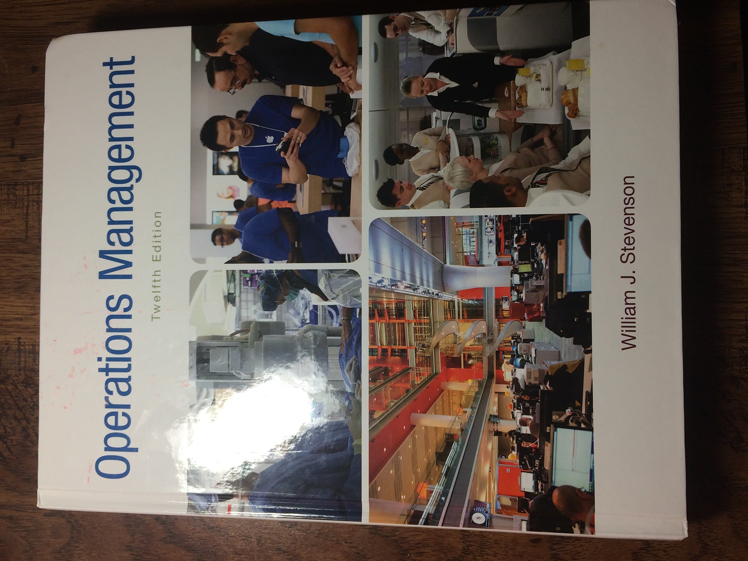 Operations Management 12 (Hardcover) by Stevenson, William J textbook cover