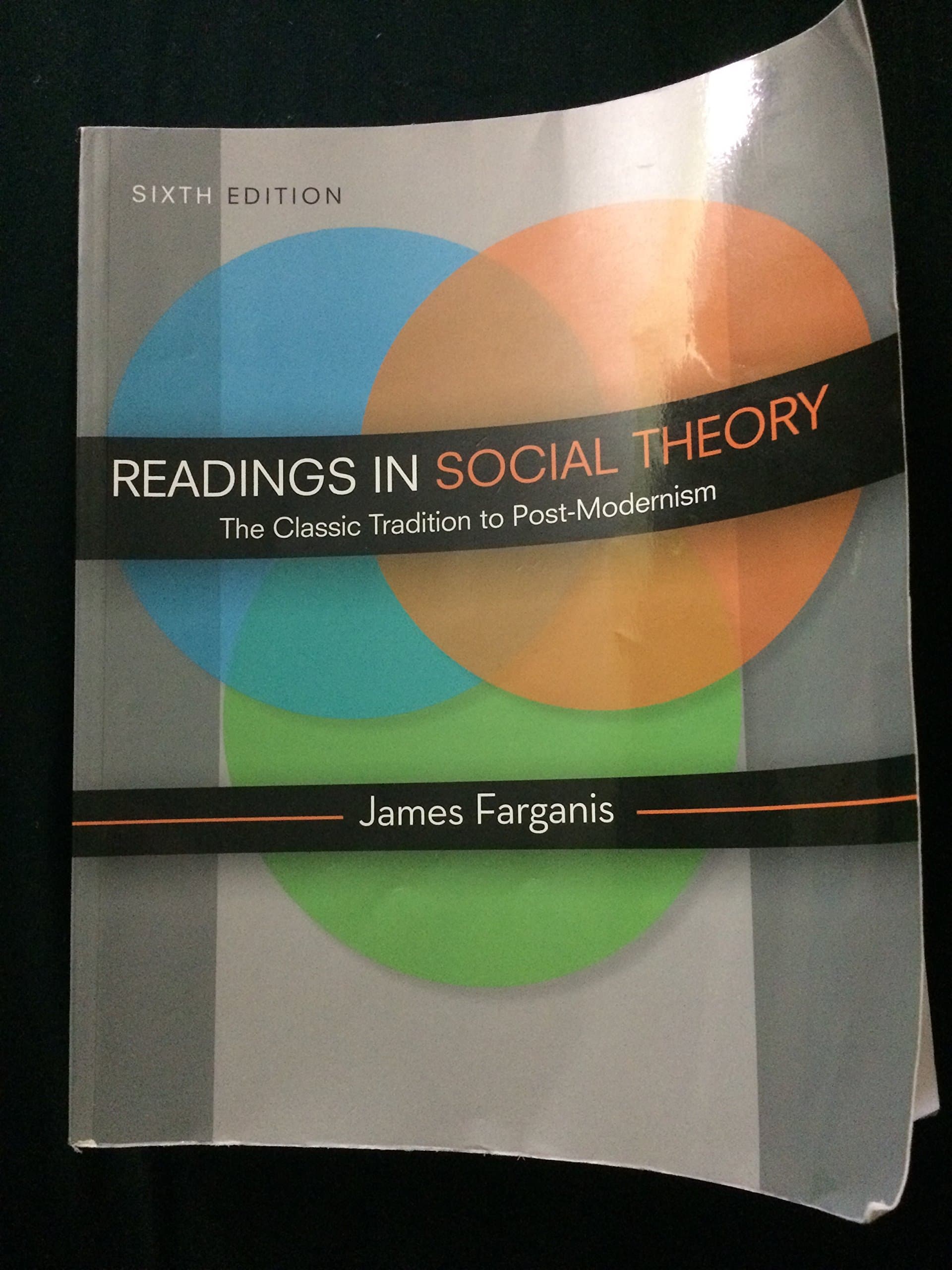 Readings in Social Theory 6 by Farganis, James textbook cover