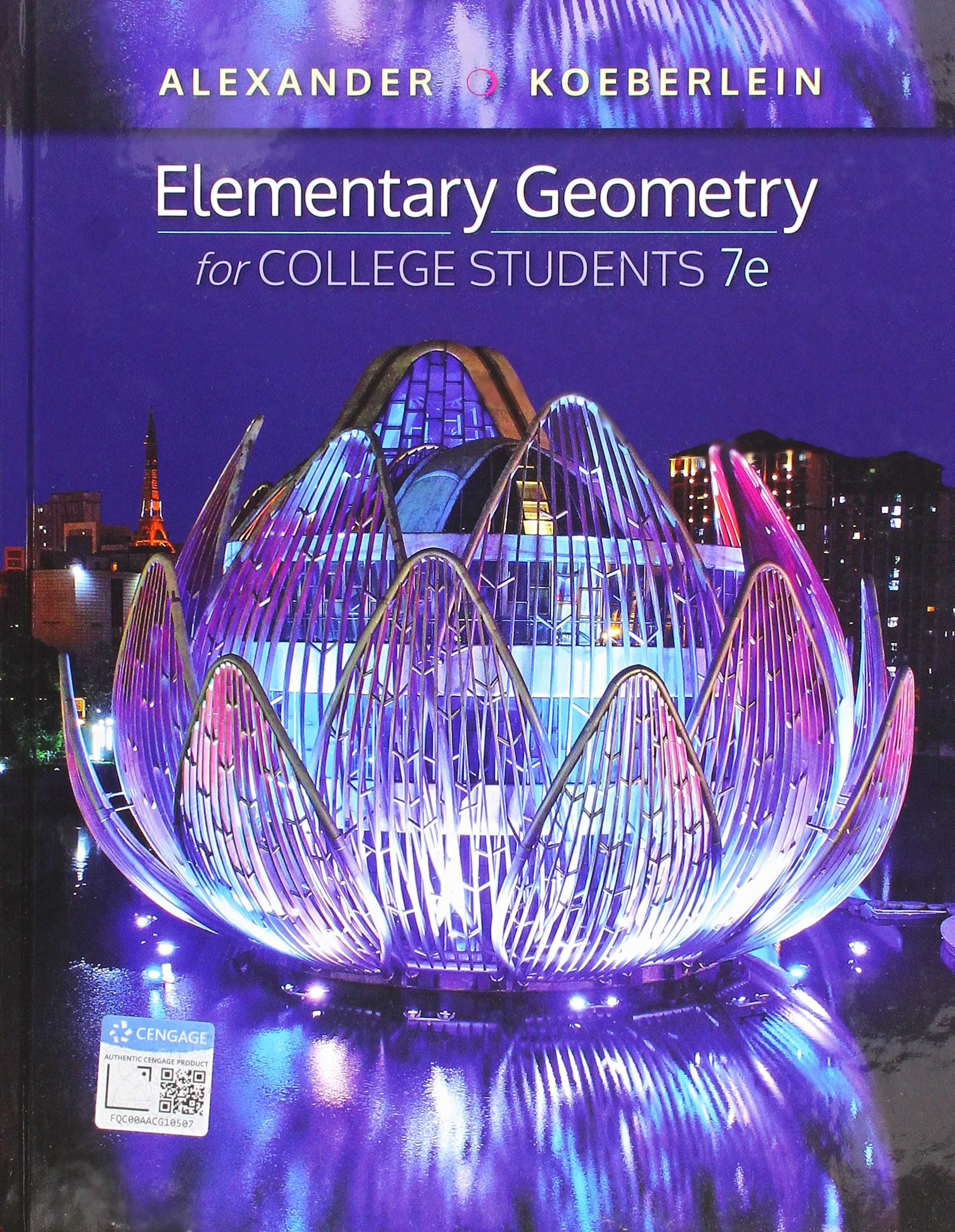 Elementary Geometry for College Students 7 by Alexander, Daniel C. textbook cover