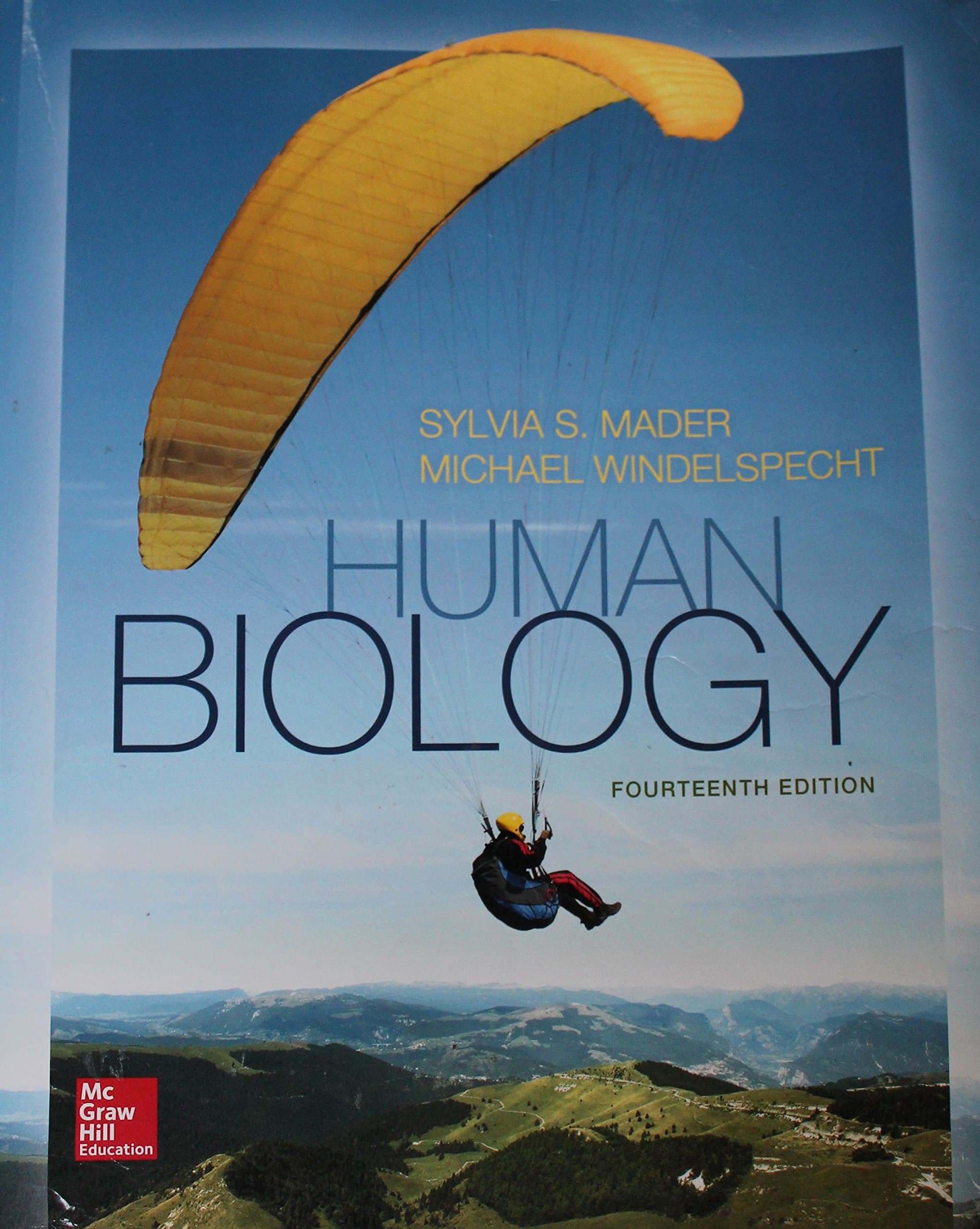 Human Biology, 14 Edition 14 by Mader, Sylvia textbook cover