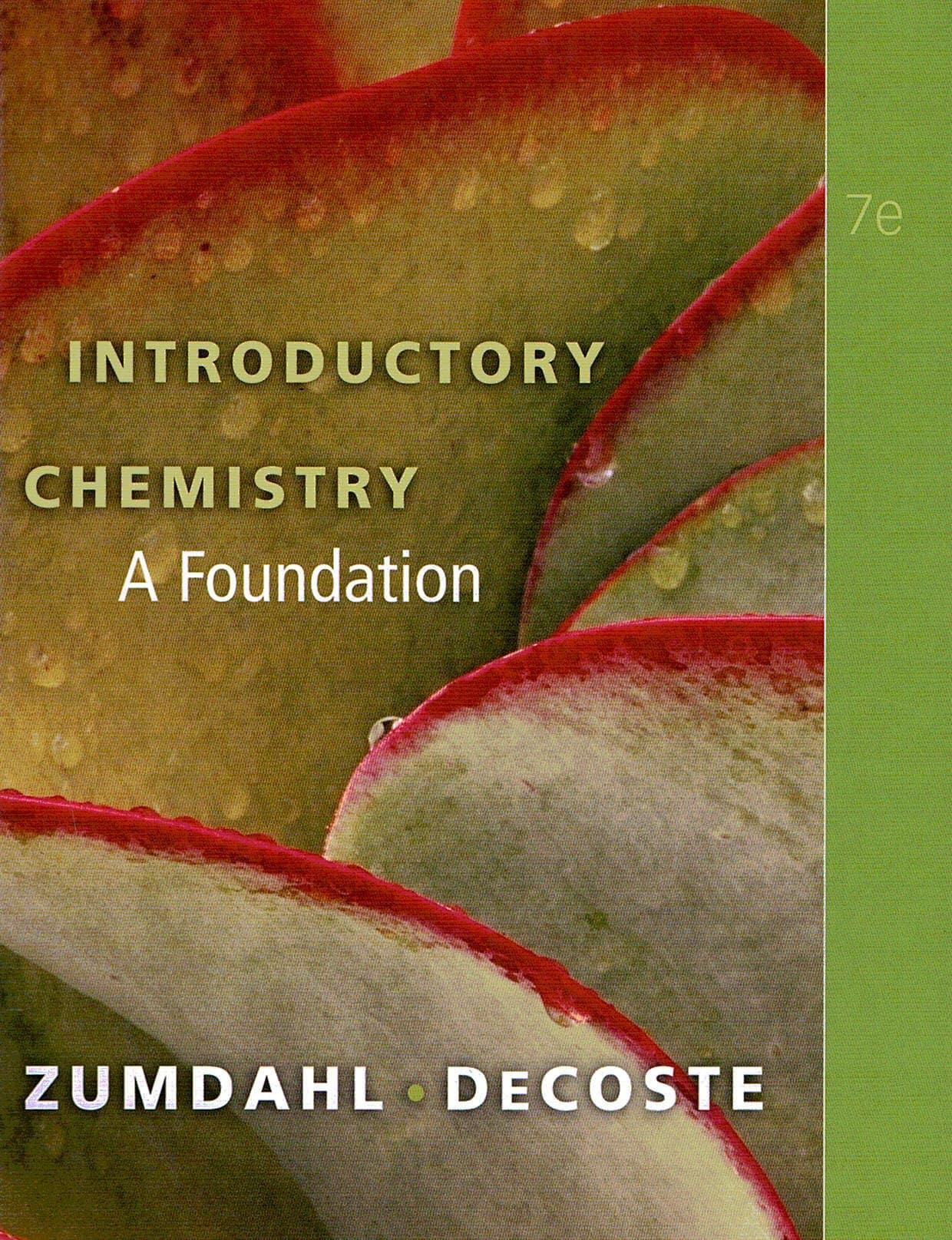 Introductory Chemistry: A Foundation 7 by Zumdahl, Steven S. textbook cover